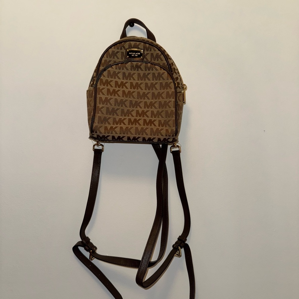 Michael Kors Brown Mini Backpack - image 2